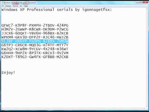 Windows xp professional sp3 product key generator free download